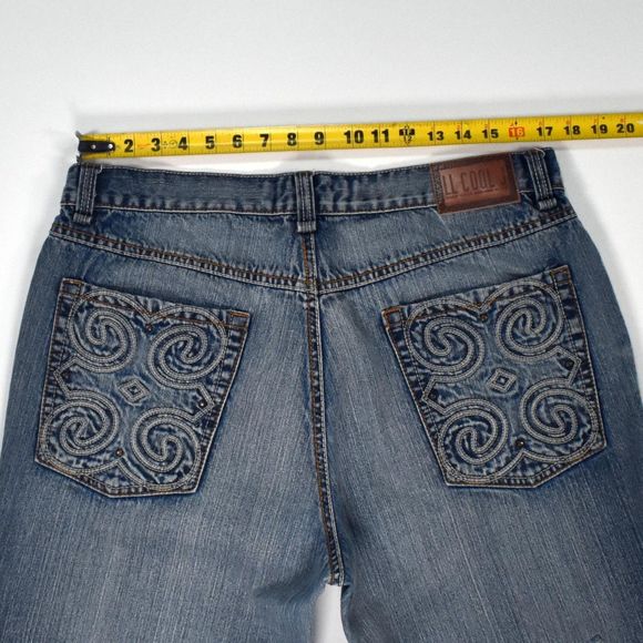 Vintage Y2K LL Cool J Baggy Wide Leg Distressed Jeans - 36 - Picture 7 of 9